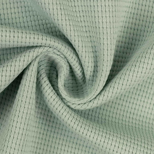 Waffeljersey uni mint