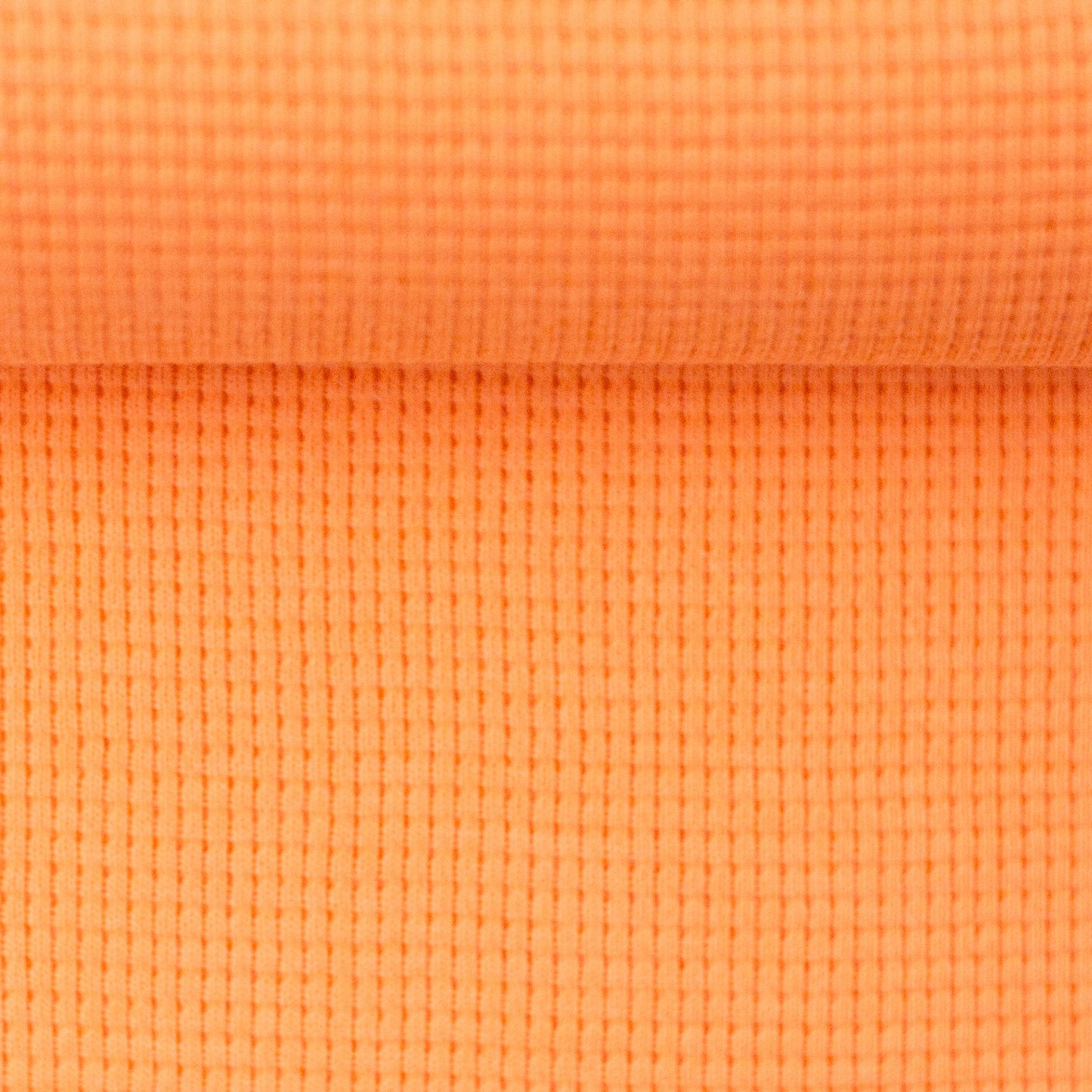 Waffeljersey uni apricot